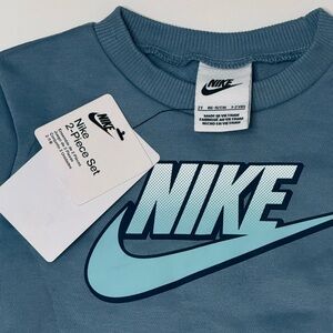 Nike Light Blue Graphic Tee